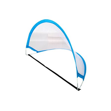 Lyseblå nett for hagetreningsmål for fotballtrening P