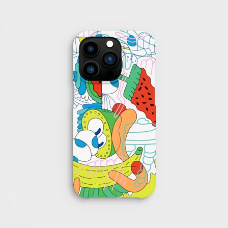 Mike Perry Watermelon Design on Plant-Based Phone Case, PLNTPRTCT , iPhone 14 Pro