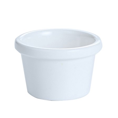 Såsskål Såsbåtar Rund Glänsande Melamin 6cm 50ml Svart Min