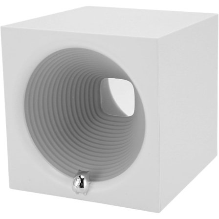 Nattlyshøjttaler, stabil bordlampehøjttaler med bluetooth-højttaler (hvid)