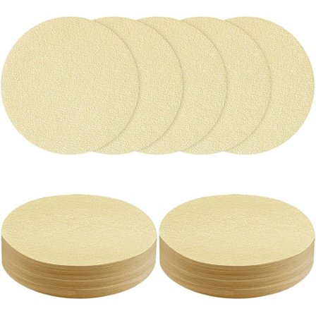 100 ark x 51 mm runde kaffefilterpapir, miniature filterpapir udskiftninger, egnet til espressomaskiner og mokkakander