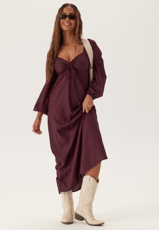 BUBBLEROOM-Viscose Maxi Dress-XS
