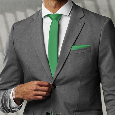 Emerald Green 6cm Basic Tie for Men - Skinny ties