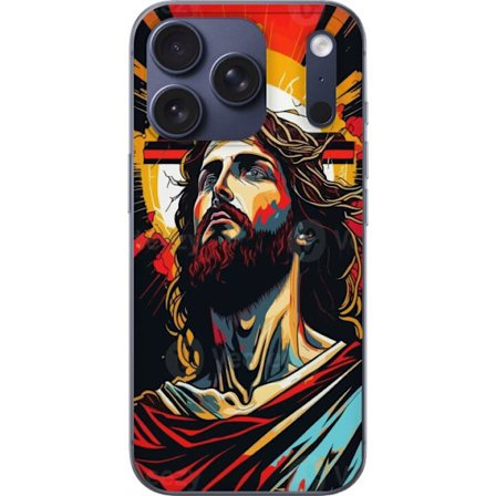 Kompatibel Mobilcover til Apple iPhone 17 Pro Jesus & Kort - religiøst motiv med dyb symbolik