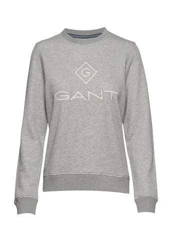 Lock Up C-Neck Sweat Grey GANT