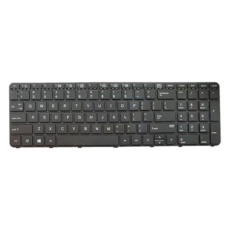 Original US Tastatur for HP PROBOOK 450 G3 455G3 650 G2- G3 med Bakgrunnsbelysning og Ramme (FMY)