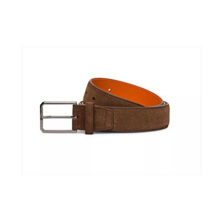 Santoni, Belts Bruin, Heren, Maat:ONE Size,leer