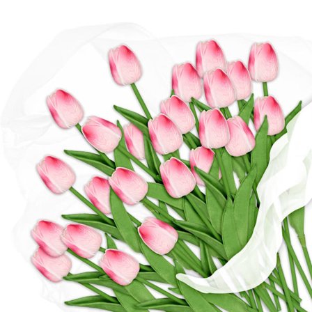 Kunstige tulipaner, 24-pak