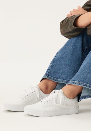 Vans - Old Skool - True White - Kläder - - Bubbleroom