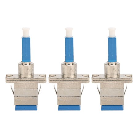 2 stk. LC han til SC hun adapter høj nøjagtighed lavt tab kompakt fiberoptisk stik til netværksvedligeholdelse
