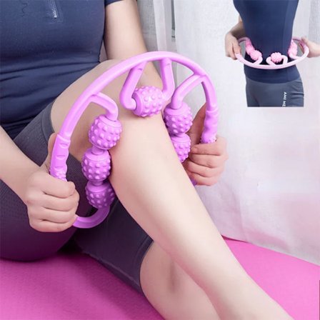 Roller Muscle Massage Training Roller Body Leg Yoga Anti-cellulite Slimming Pilates Device Roller U-shaped Relaxation Massager