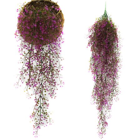 Utomhus Konstgjorda Falska Hängande Blomma Vinstockar Dekor - spot sales