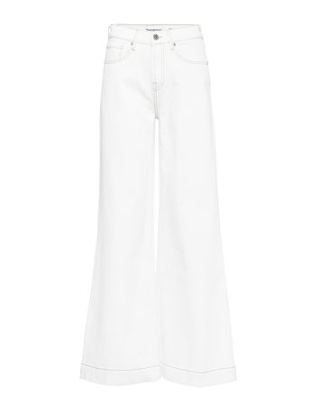 Kersee Hw Flare Jeans Ecru White Tomorrow