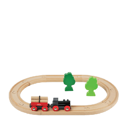 Brio Lilla skogståget Startset Träleksaker ONESIZE