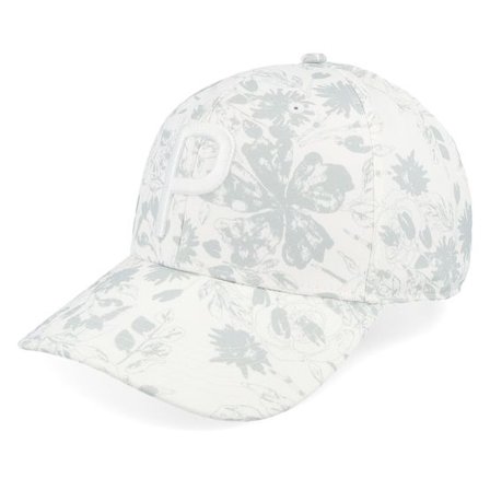 Puma - Vit adjustable Keps - Roses Tech Cap White Adjustable @ Hatstore