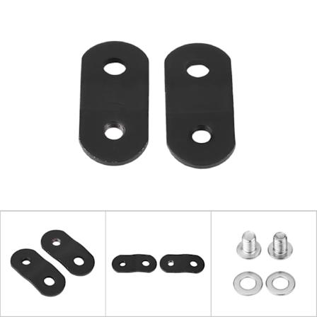 Hev fronten av bensintanken 1.50" med bolt-on løftekit for XL 1995-2010 (Svart)"