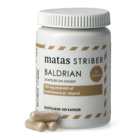 3 for 2 - Matas Striber Baldrian 100 stk, Helse & Madvarer, Ingredienser, Baldrian