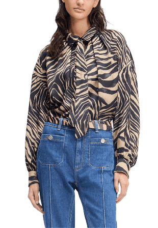 Munthe LOVELLA Blouse Överdelar Dam Brun 38