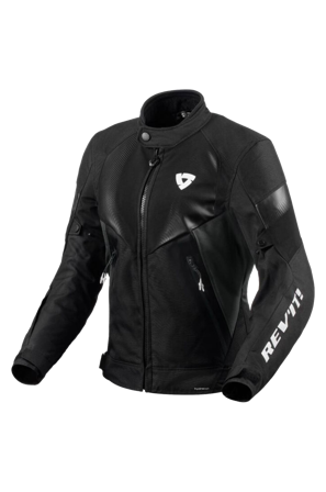 Motorradjacke Rev'It! Control H2O Damen Schwarz/Anthrazit 40