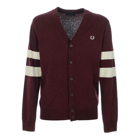 Fred Perry - Cardigans - Brun - Herr - Storlek: M, Herr, Storlek: M