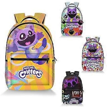 Game Time Kapitel 3 Smiling Critters Ryggsäck För Studenter (Stil 9)