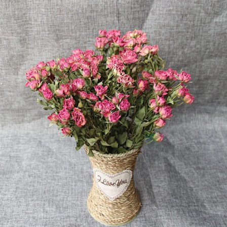 30 stk. Tørrede Naturlige Friske Evige Rose Blomster Konserverede Rose Blomster Bryllup Gunst Gave Hjem Stue Bord Dekoration Farve G