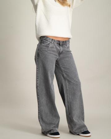 LMTD KIZZA DNM LW WIDE PANT Grau Jeans Mädchen - Kidsbrandstore