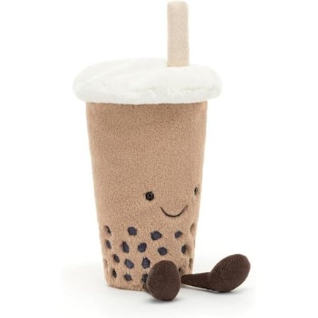 Jellycat Amuseables Bubble Tea -pehmolelu, 21,5 cm | Juoma-pehmo | Hauska lahja