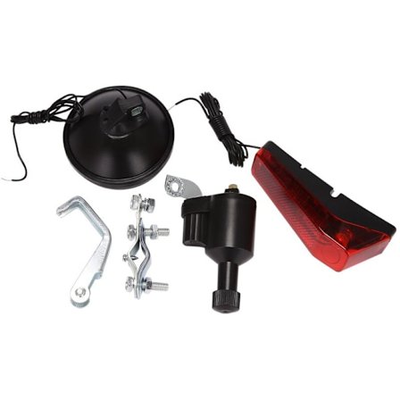 Motoriseret cykel friktionsdynamo generator Baglygte med tilbehør