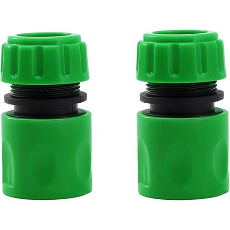 2-pakning hurtigkoblingsslangekoblinger, 1/2 tomme (13 mm) hageslangekoblinger - Ekspanderbare tappeadaptere for vannrør og irrigasjonssystem