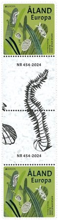 Åland - EUROPA 2024 Undervandsfauna og -flora - Postfrisk gutterpair
