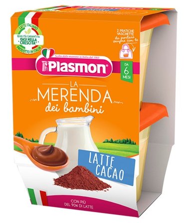 Plasmon Latte Cacao 2x120g