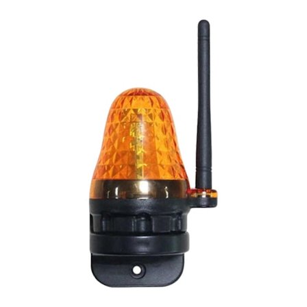 Blinkande Stroboskopljus Alarm Lampa Stroboskop för Grind Grindöppnare System Säkerhet