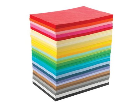 Tonpapper jumbopack A4 110g 2160/fp - Lyreco - Skola och förskola - Hobbypapper - Färgat