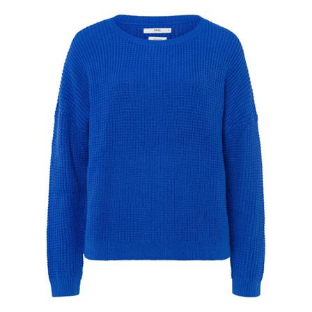 Brax, Round-neck Knitwear Blauw, Dames, Maat:L