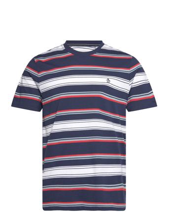 Jrsy Yd Fash Tee Eng T-shirts Short-sleeved Blå Original Penguin*Betinget Tilbud