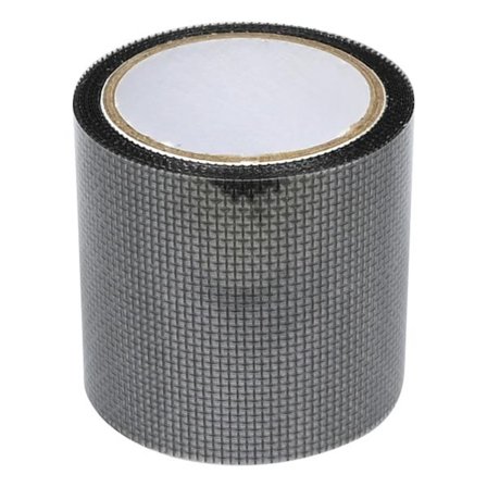 Myggnät reparationsremsa självhäftande 160 x 5 cm svart