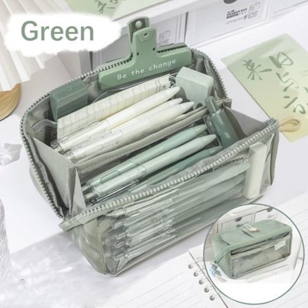 Pen Bag Penalhus GRØN