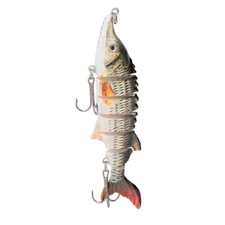11 cm kunstig fiskeagn i plast, flerdelt synkende wobbler kroge gear (JM040-3)