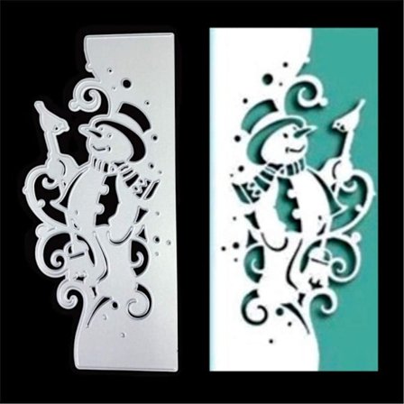 1 stk Lace Sidebar Cutting Dies Snowman Cutting Dies Metal