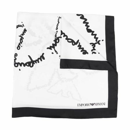 Emporio Armani - Sjalar - Vit - Dam - Storlek: One Size, Dam, Storlek: ONE SIZE