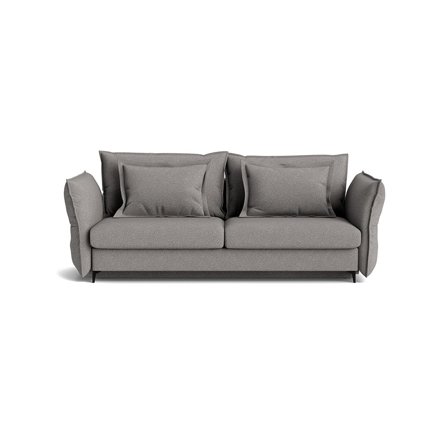 Catania 3 personers sovesofa - Loop Grå - 256,3x115x101 - Sofa, sovesofa