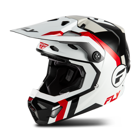 Crossikypärä FLY Racing Formula CP Seal V26 Valkoinen/Musta/Punainen M