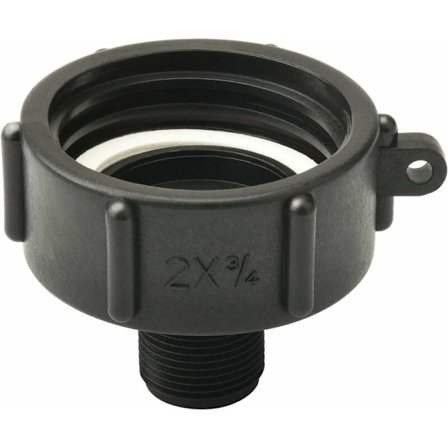 IBC-adapter S60 skruvanslutning för IBC-vattentank 2 tum till 3/4 tum (1 st)