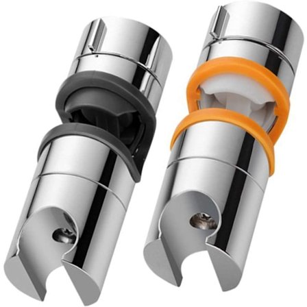 2 st duschhuvudhållare 22-25 mm diameter ABS justerbar ersättning