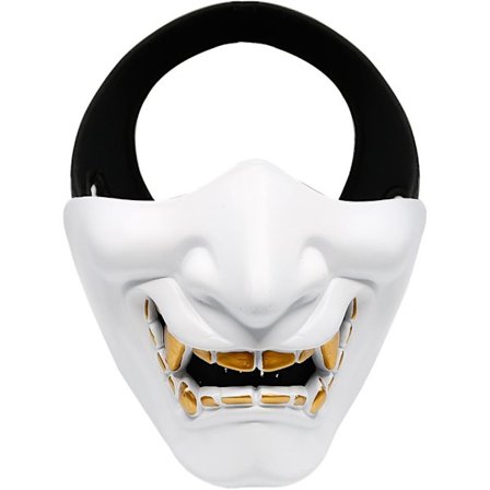 Airsoft Halvmasker, Evil Demon Monster Kabuki Samurai Hannya
