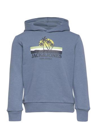 Jormalibu Branding Sweat Hood Ln Jnr Blue Jack & J S