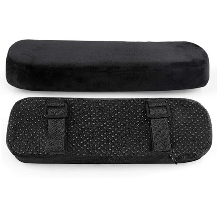 Armlænspude, Stolearmlæn Betræk Puder Ergonomisk Memory Skum Anti-Slip Albuestøttepude