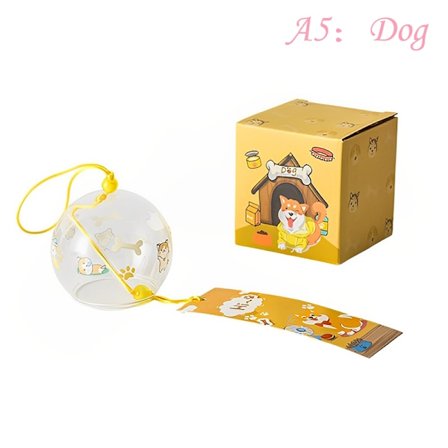 Vindklokke Sakura mønster Vindklokker Håndlavet Glas Furin Hjem