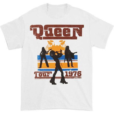 Queen 1976 Tour Silhouettes T-shirt